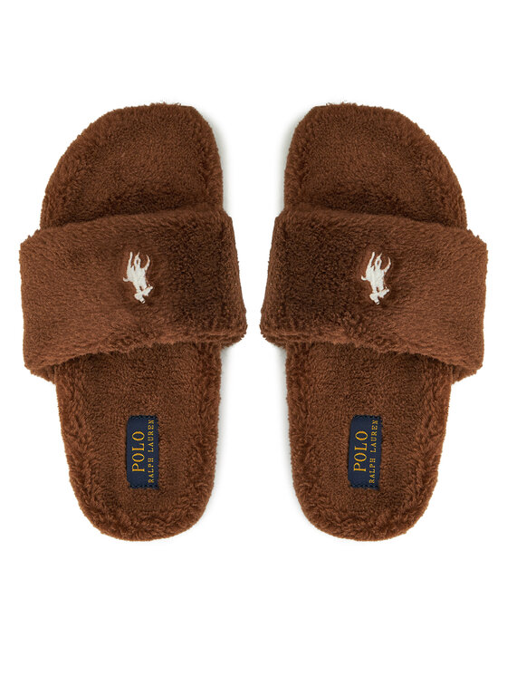 Polo Ralph Lauren Papuče Polo Ralph Lauren Elenore 842957051001 Hnedá