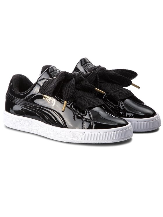 Puma Сникърси Puma Basket Heart Patent 363073 01 Черен