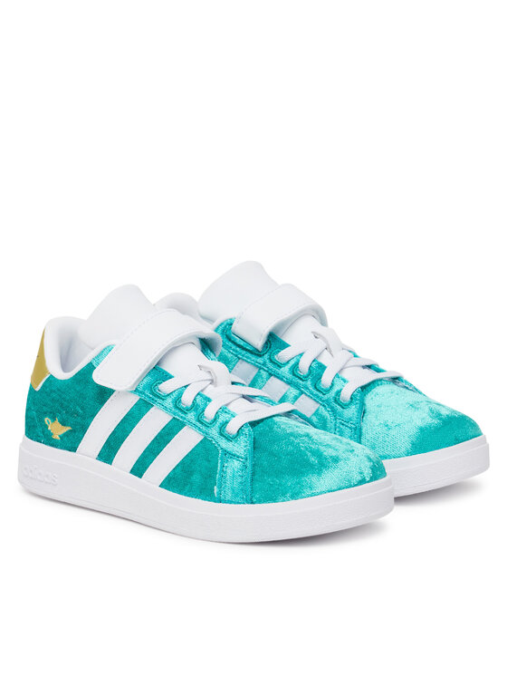 adidas Снікерcи adidas Disney Jasmine Grand Court 2.0 JR4919 Бірюзовий