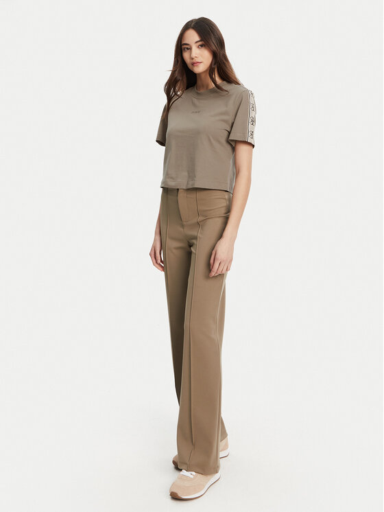 Guess Guess Футболка V3RI08 I3Z14 Коричневий Regular Fit