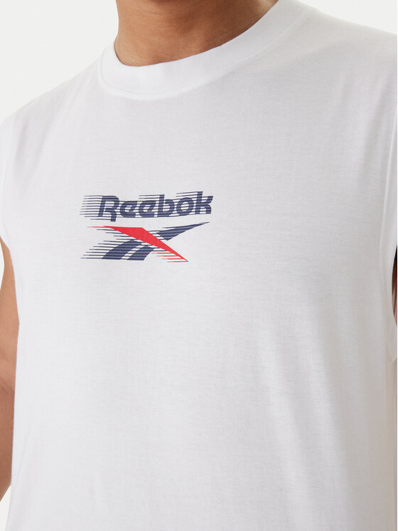 Reebok Reebok Camiseta sin mangas Bradshaw RK25560CCM Blanco Regular Fit