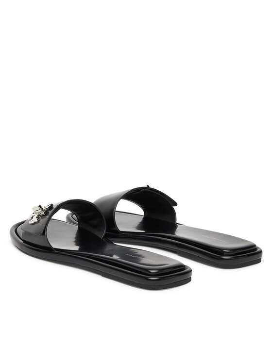 Tory Burch Шльопанці Tory Burch T Lock Slide 164676 Чорний
