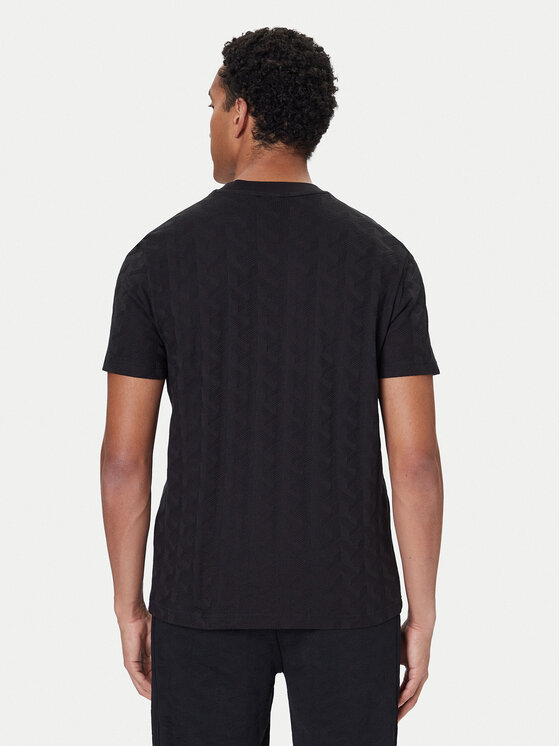 BOSS BOSS Camiseta Mirror Artwork 50548649 Negro Relaxed Fit