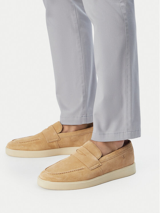 Clarks Туфлі Clarks Lockford Easy 26186190 Бежевий