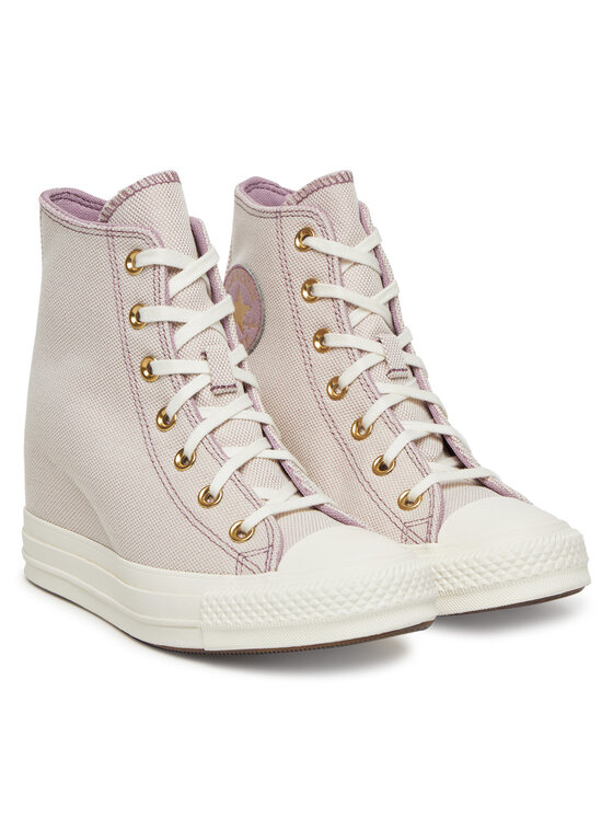 Converse Кеди Converse Chuck Taylor All Star Wedge Platform Gold A12763C Рожевий