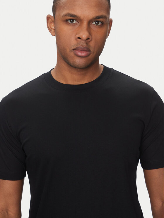 BOSS BOSS Футболка H-Tessler 17 50523931 Чорний Slim Fit