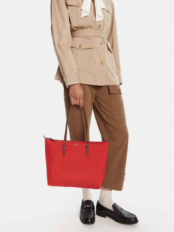 LAUREN RALPH LAUREN Torebka LAUREN RALPH LAUREN 431916737038 Czerwony
