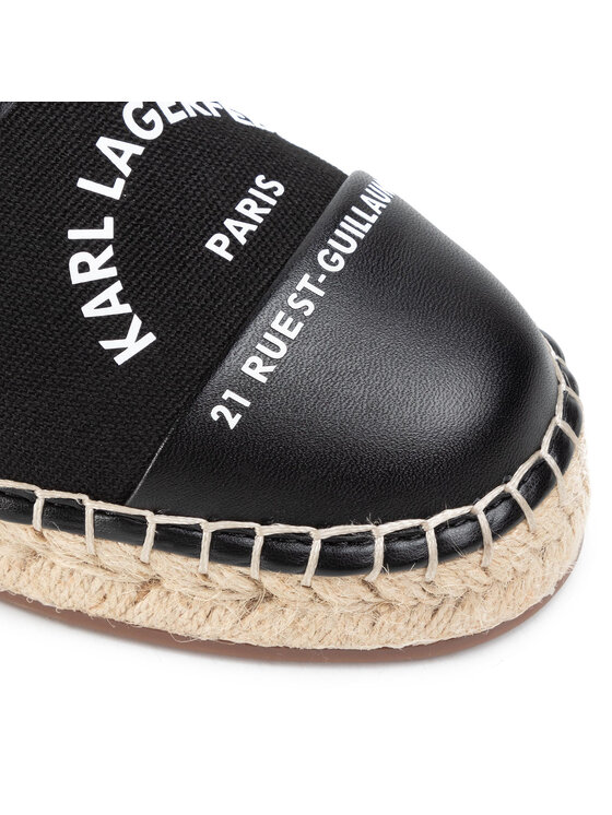 KARL LAGERFELD Espadrilky KARL LAGERFELD KL80108 Černá