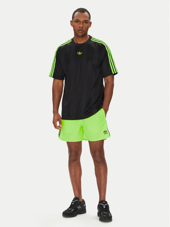 adidas adidas Majica adicolor Jacquard JW5878 Črna Loose Fit