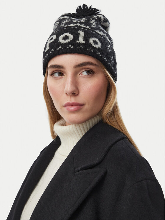 Polo Ralph Lauren Czapka Polo Ralph Lauren 455P23851001 Czarny