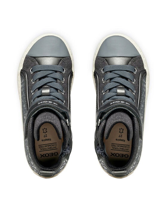 Geox Sneakersy Geox J Kalispera J744GI 0DHAJ C9017 D Sivá