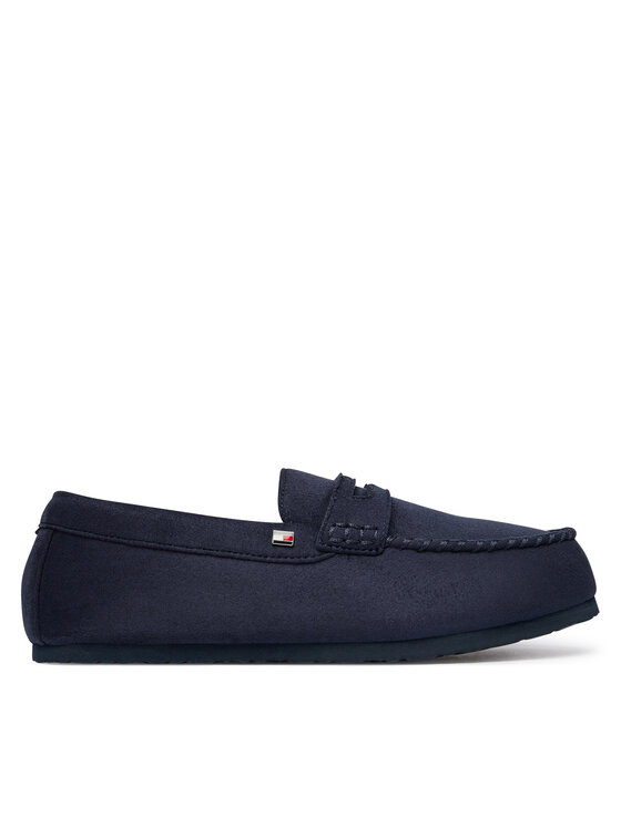 Tommy Hilfiger Pantofole Tommy Hilfiger Hilfiger Driver House Shoe FM0FM06012 Blu scuro