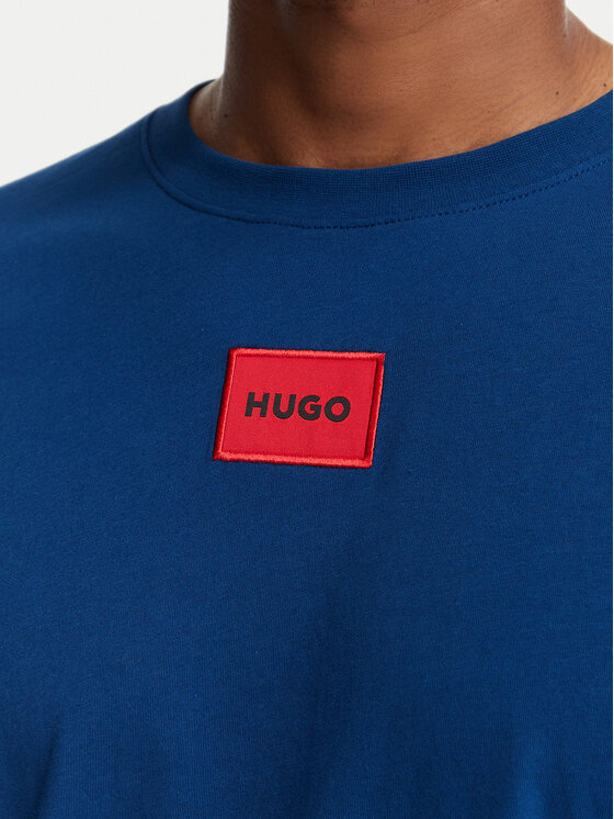 HUGO HUGO Camiseta Diragolino212 50447978 Azul Regular Fit