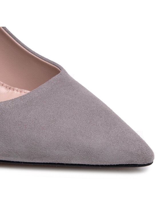 HUGO Туфлі на шпильці HUGO Ines Pump 85-S 50435215 10199283 01 Сірий