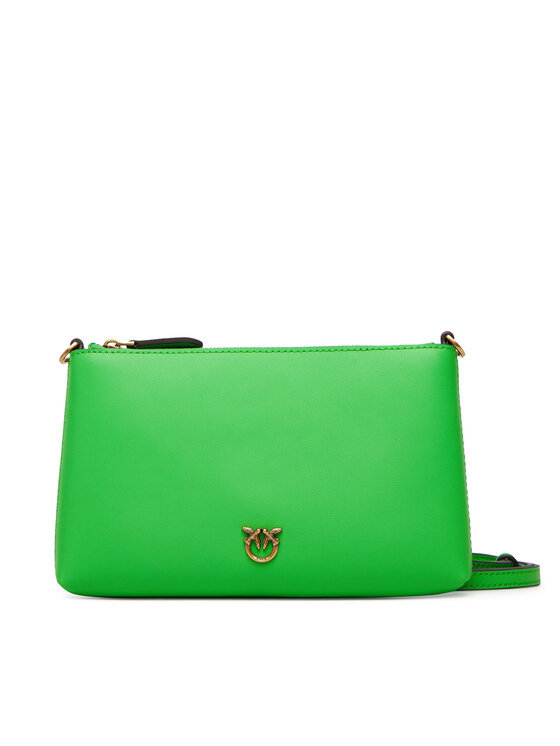 PINKO Torebka PINKO Flat Horizontal Mini AI 25-26 104277 A0F1 Zielony