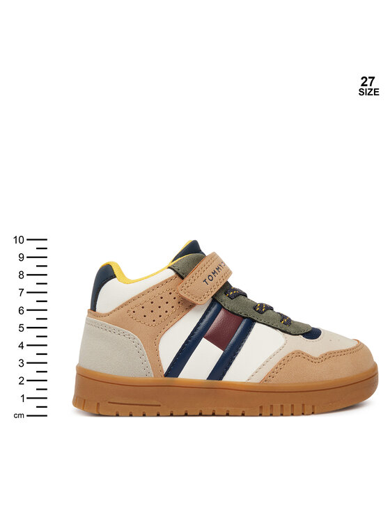Tommy Hilfiger Sneakersy Tommy Hilfiger High Top Lace-Up/Velcro Sneaker T1X9-35229-1269 M Kolorowy