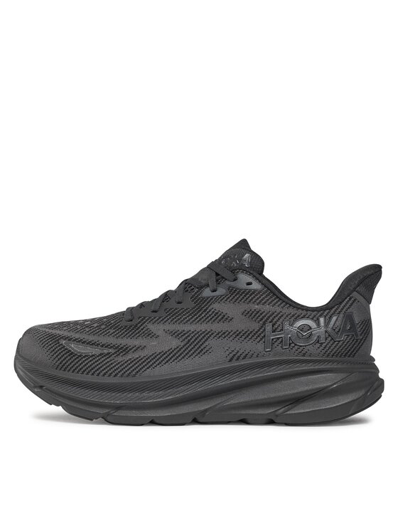 Hoka Взуття для бігу Hoka Clifton 9 Wide 1132210 Чорний