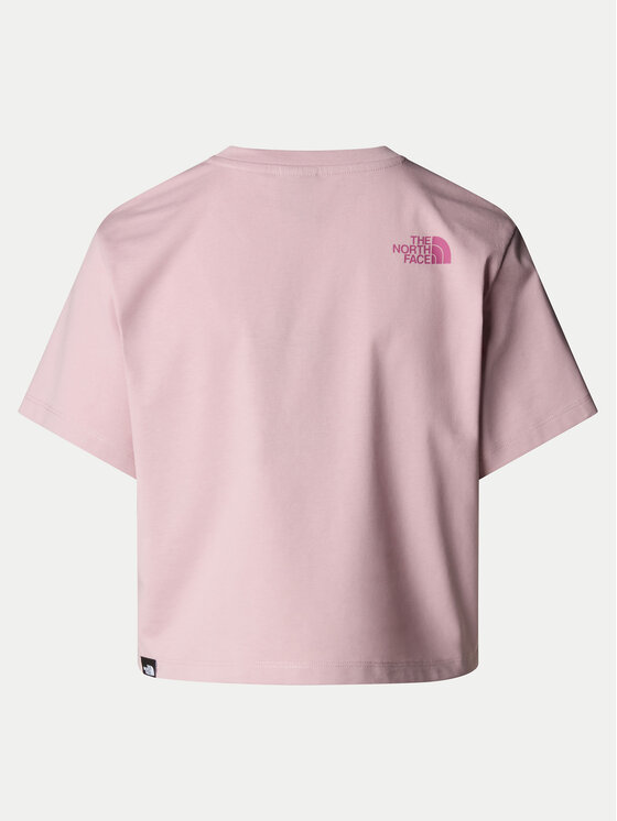 The North Face The North Face Majica Easy NF0A8A6H Roza Loose Fit