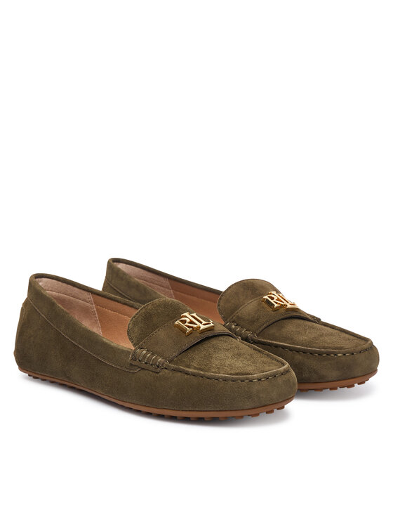 LAUREN RALPH LAUREN Mokasíny LAUREN RALPH LAUREN Barnsbury  802821629036 Zelená