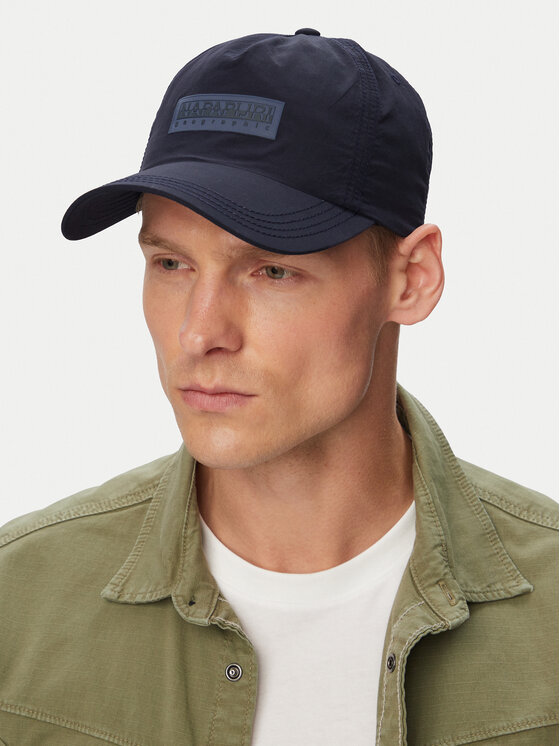 Napapijri Czapka z daszkiem Napapijri F-Box Logo NP0A4IGB Granatowy