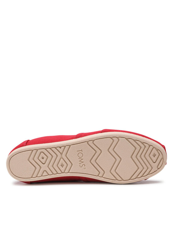 Toms Tenis superge Toms Alpargata 10017743 Rdeča
