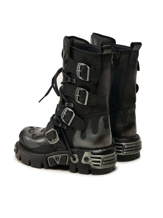 NEW ROCK Bulerji NEW ROCK M-107-S2 Črna