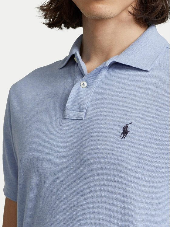 Polo Ralph Lauren Polo Ralph Lauren Поло 710666998007 Голубий Custom Slim Fit