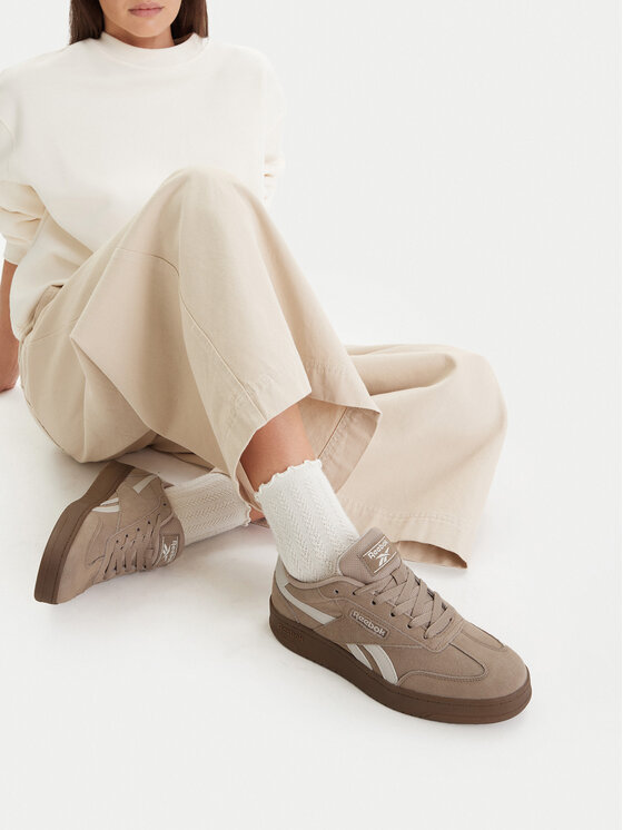 Reebok Sneakersy Reebok CEO-FORTE LOUNGER DOUBLE UP AR30255WTCC Brązowy