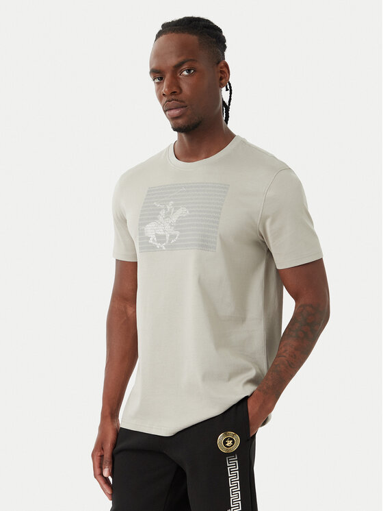 Beverly Hills Polo Club Beverly Hills Polo Club Camiseta M1617-HR Gris Regular Fit