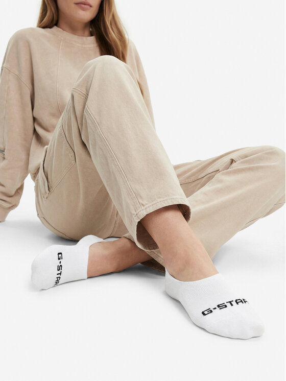 G-Star Raw Stopalke G-Star Raw AS_G-STAR_S_124_SS25 (3-PACK) Bela