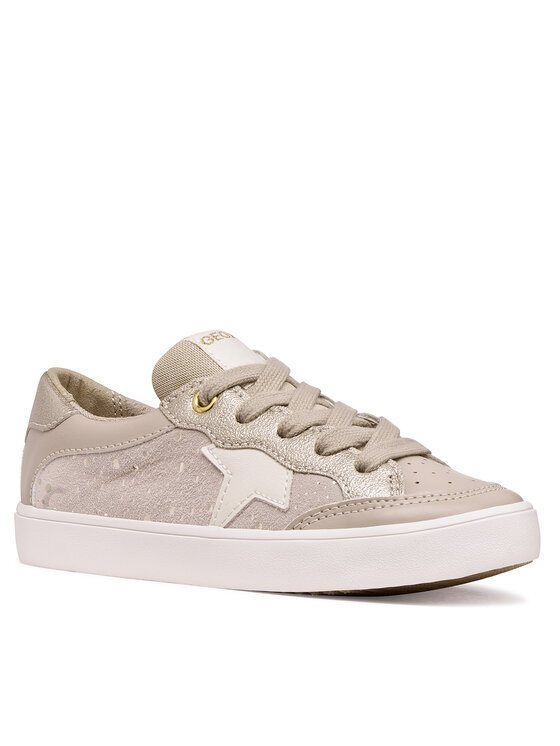 Geox Snīkeri Geox J Gisli Girl J654NC 0BC07 C5000 M Bēšs