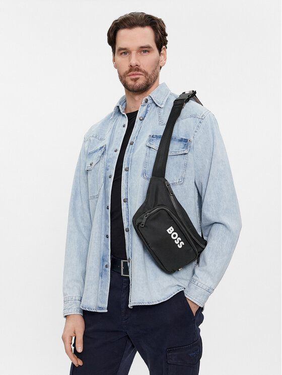 BOSS Övtáskák BOSS Catch 3.0 Bumbag 50511938 Fekete