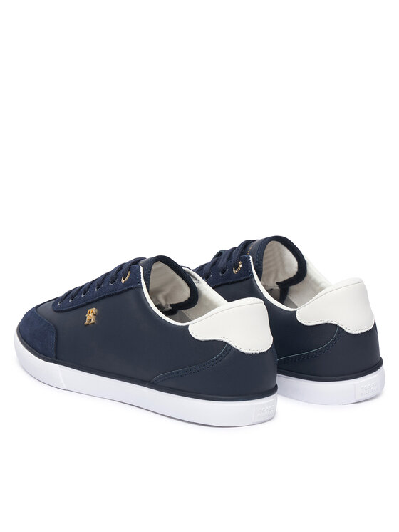 Tommy Hilfiger Tenisice Tommy Hilfiger Th Chic Low Vulc FW0FW09391 Tamnoplava