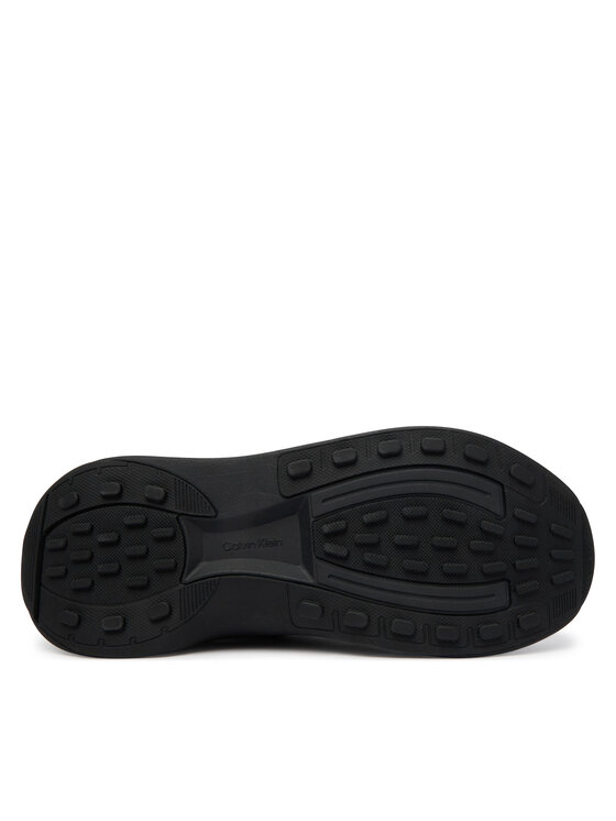 Calvin Klein Snīkeri Calvin Klein Chunky Run Ckstripe Lup Tran Rip HW0HW03005 Melns