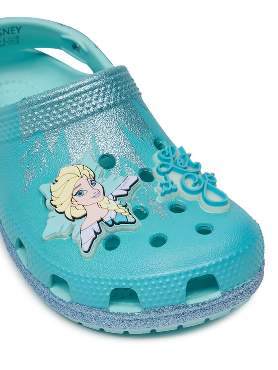 Crocs Шльопанці Crocs Crocsclassic Frozen Elsa Clog Kids 210235 Кольоровий