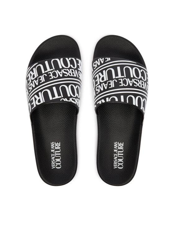 Versace Jeans Couture Шльопанці Versace Jeans Couture 80YA3SQ1 Чорний