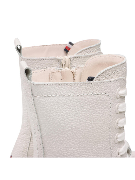 Tommy Hilfiger Žygio batai Tommy Hilfiger Monochromatic Lace Up Boot FW0FW05946 Smėlio