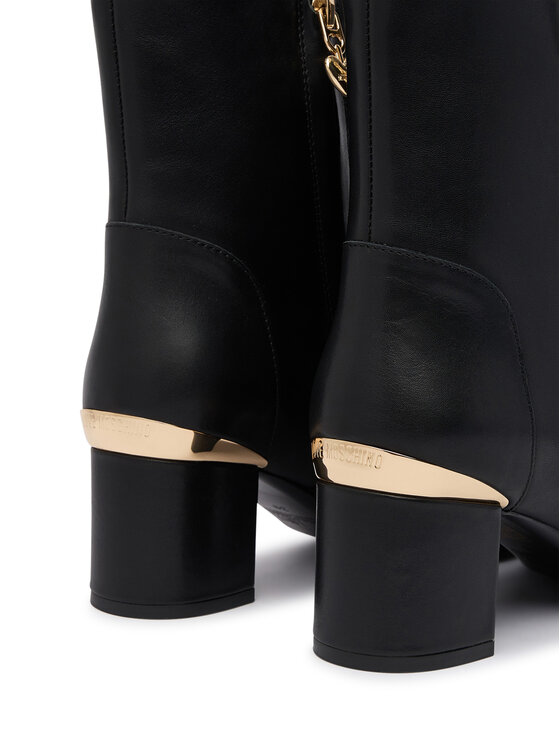 LOVE MOSCHINO Škornji LOVE MOSCHINO JA21085G0PIA0000 Črna