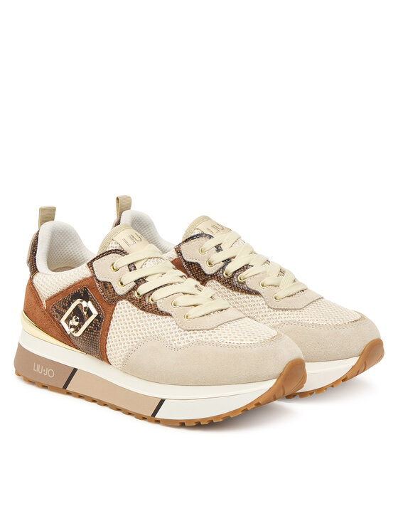 Liu Jo Sneakersy Liu Jo Maxi Wonder BF5009 PX684 Beżowy