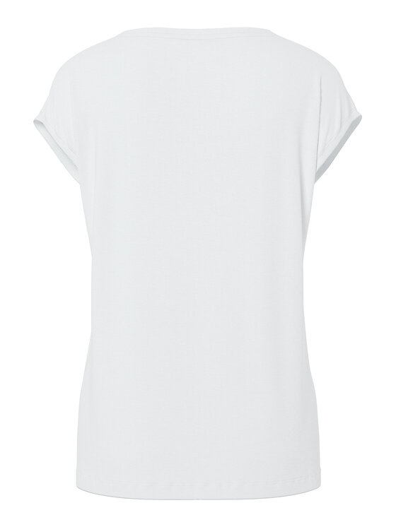 Pieces Pieces Футболка Billo 17078732 Білий Loose Fit