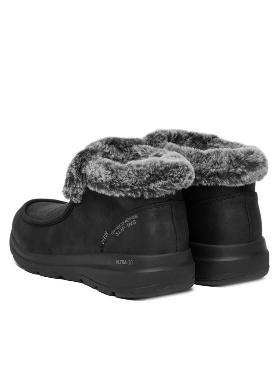 Skechers Ботильйони Skechers Glacial Ultra 144221/BBK Чорний