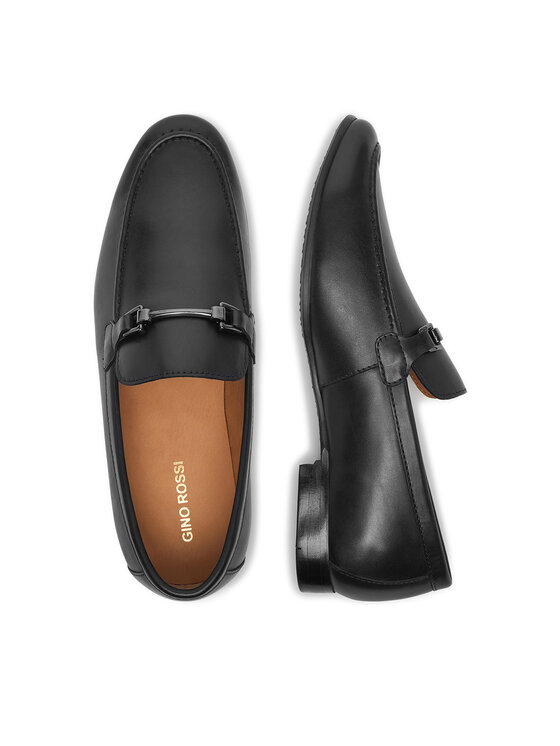 GINO ROSSI Loaferice GINO ROSSI EO-BENITO-01 126AM Crna