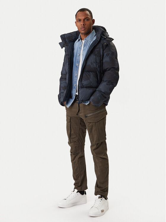 G-STAR G-Star Raw Μπουφάν χειμωνιάτικο G Whistler D26885-C441 Σκούρο μπλε Regular Fit