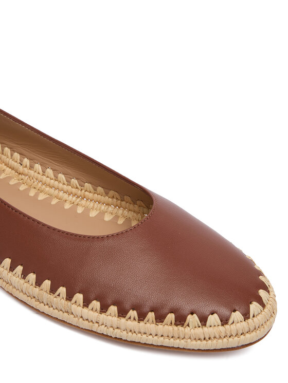 Max Mara Espadryle Max Mara 2614521012670 Brązowy