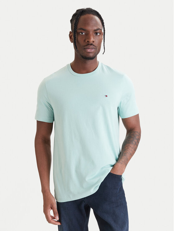 Tommy Hilfiger Tommy Hilfiger Camiseta Ess Seasonal MW0MW39995 Verde Regular Fit