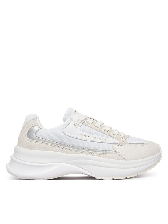Tommy Hilfiger Sneakers Tommy Hilfiger Th Sporty Chic Runner FW0FW09187 Alb