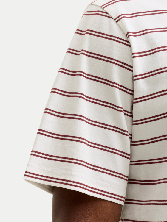 Jack & Jones Jack & Jones Camiseta Norrebro Stripe 12291021 Écru Regular Fit