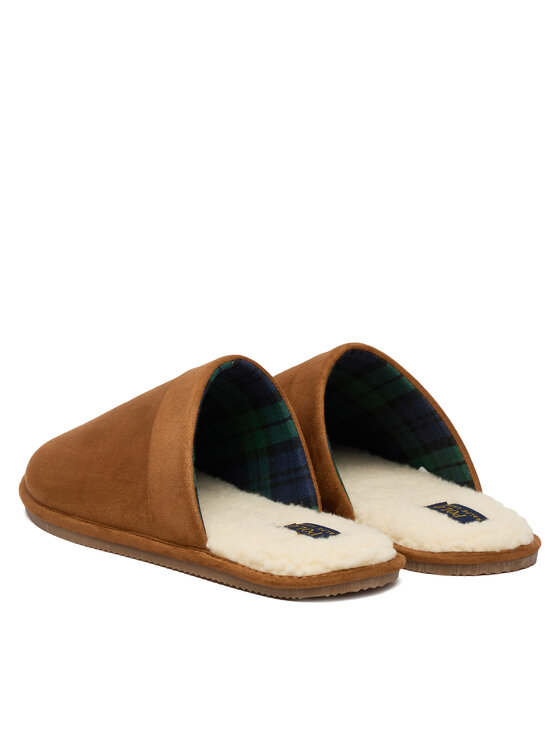 Polo Ralph Lauren Papuci de casă Polo Ralph Lauren 843981604003 Maro