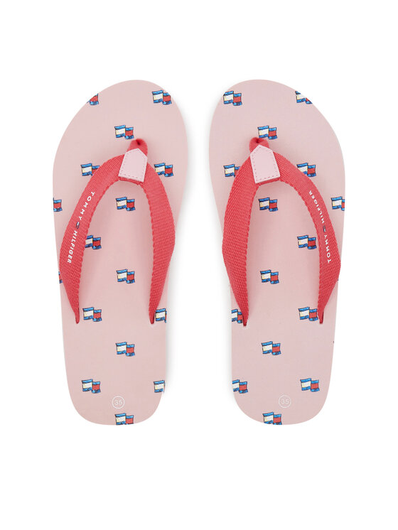Tommy Hilfiger Джапанки Tommy Hilfiger T3A8-33807-0058X S Розов