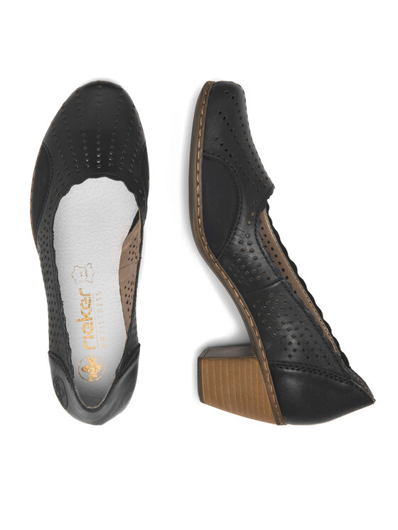 Rieker Pantofi Rieker 40952-00 Negru